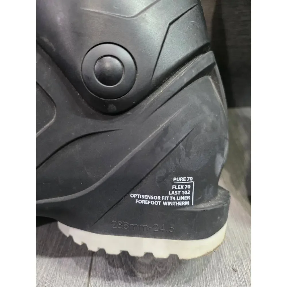 Rossignol Pure 70 Black Ski boots snow Y2k Women 7 C S000154